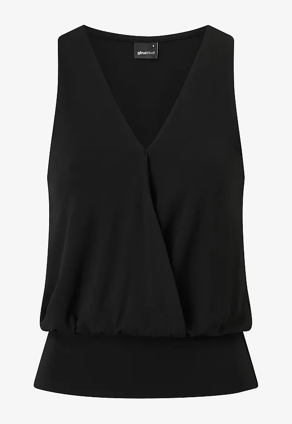 Gina Tricot - Topp Cuff Detail - Svart