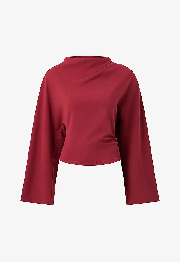Gina Tricot - Topp Drapy Top - Röd