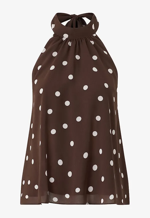 Gina Tricot - Topp Halterneck - Flerfärgad