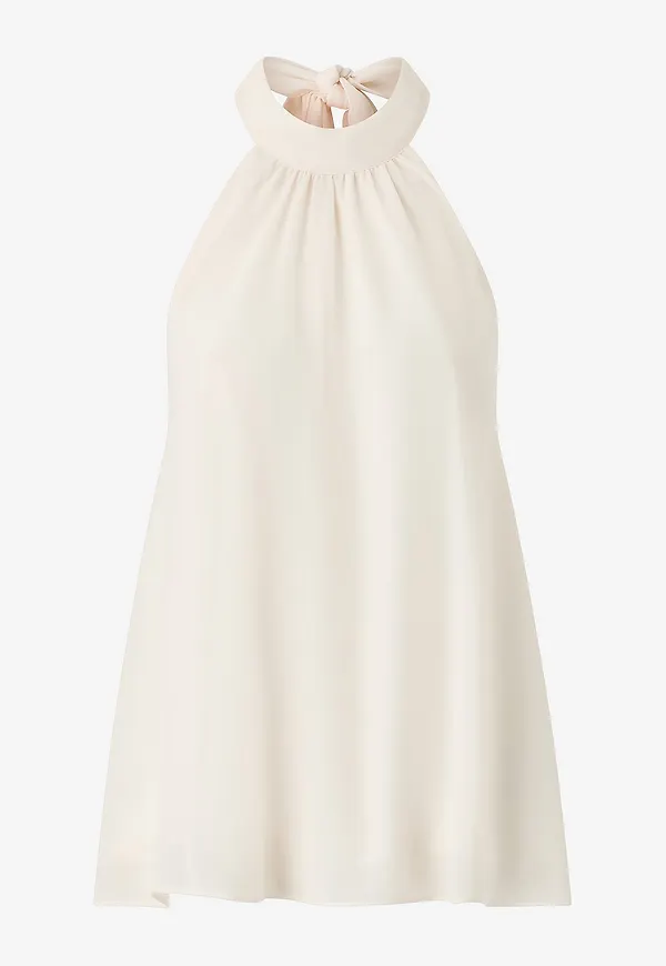 Gina Tricot - Topp Halterneck - Natur