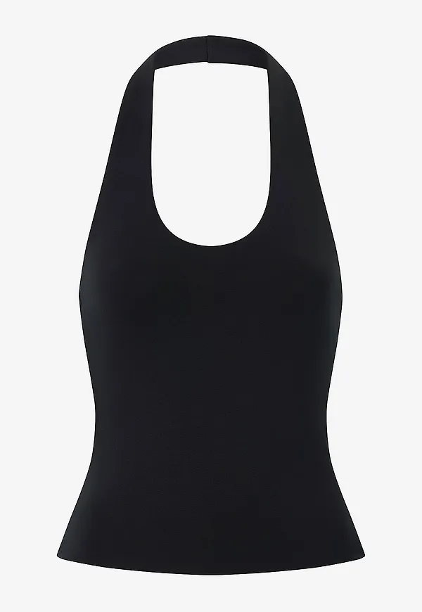 Gina Tricot - Topp Halterneck - Svart