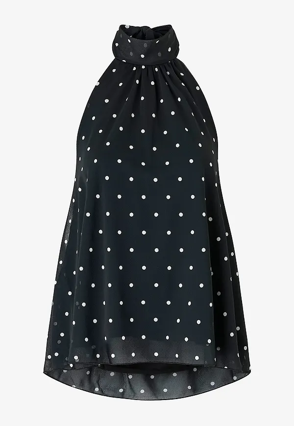 Gina Tricot - Topp Halterneck Top - Flerfärgad