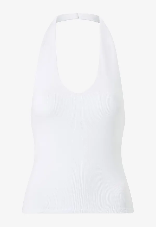 Gina Tricot - Topp Halterneck - Vit