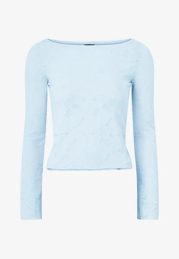 Gina Tricot - Topp Lace Top - Blå