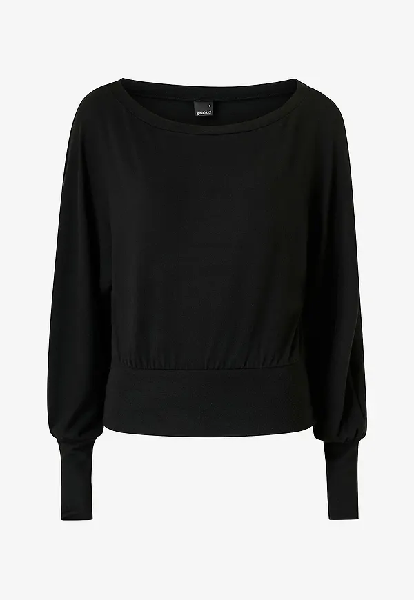 Gina Tricot - Topp Off Shoulder - Svart