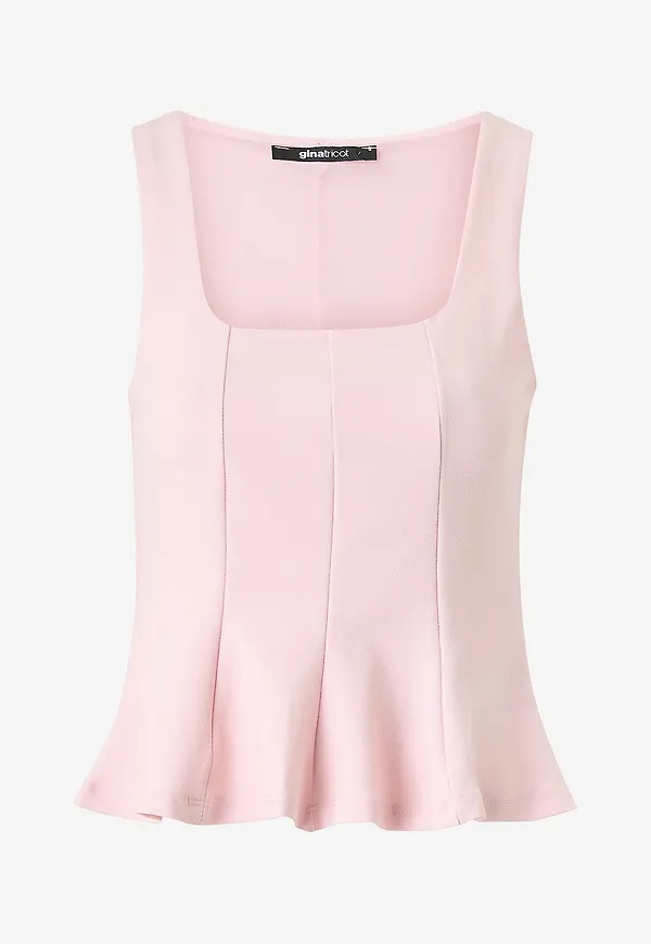 Gina Tricot - Topp Peplum - Rosa