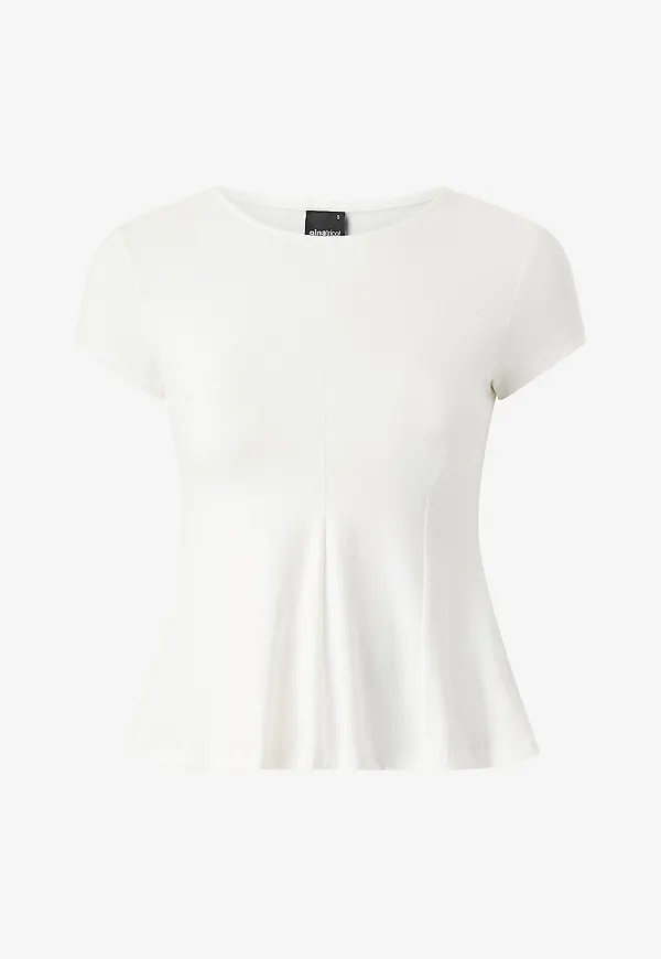 Gina Tricot - Topp Peplum - Vit