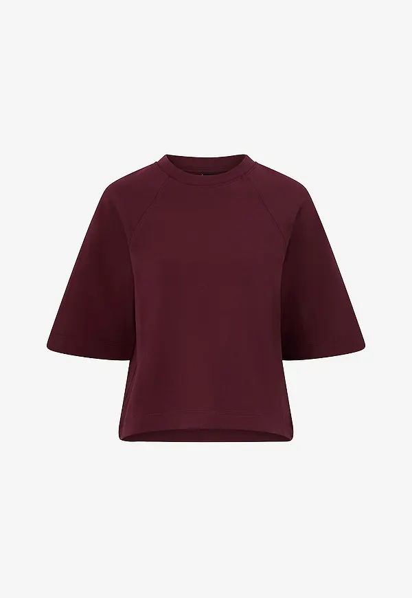 Gina Tricot - Topp Terry Tee - Röd