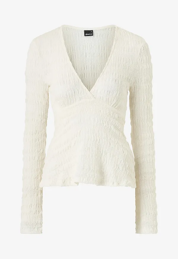 Gina Tricot - Topp Tie Back - Vit