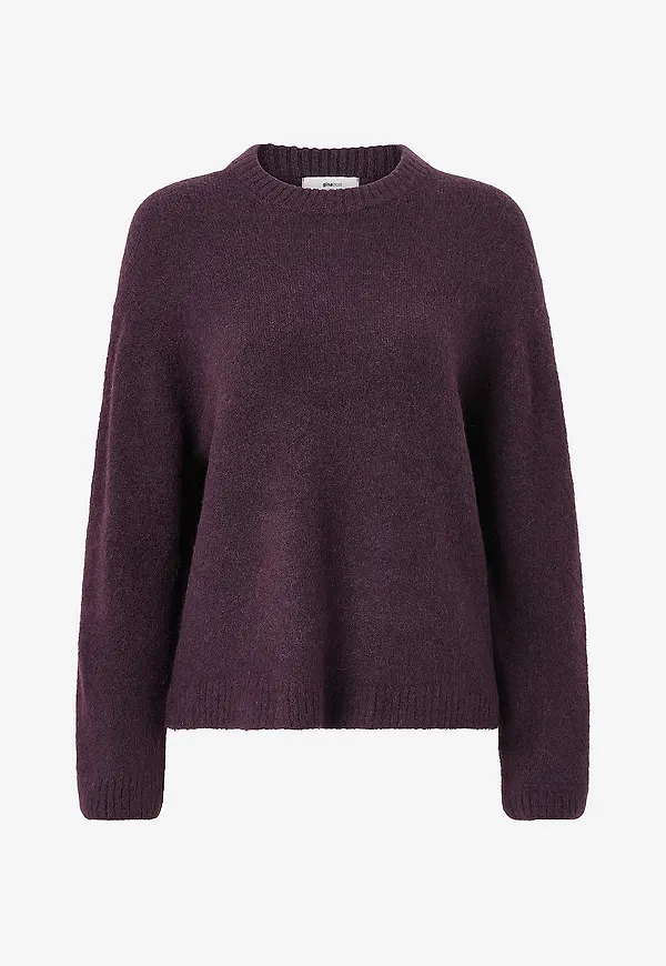 Gina Tricot - Tröja Crew neck knitted sweater - Röd