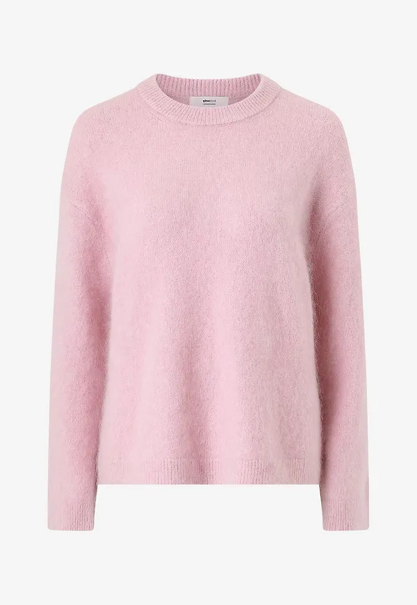 Gina Tricot - Tröja Mohair Knitted Sweater - Rosa