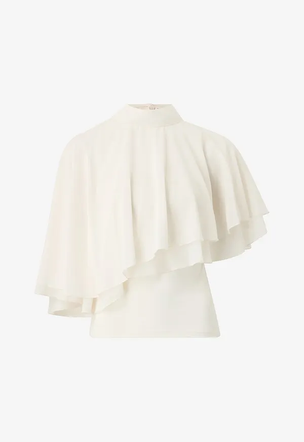 Gina Tricot - Tubtopp Cape Top - Natur