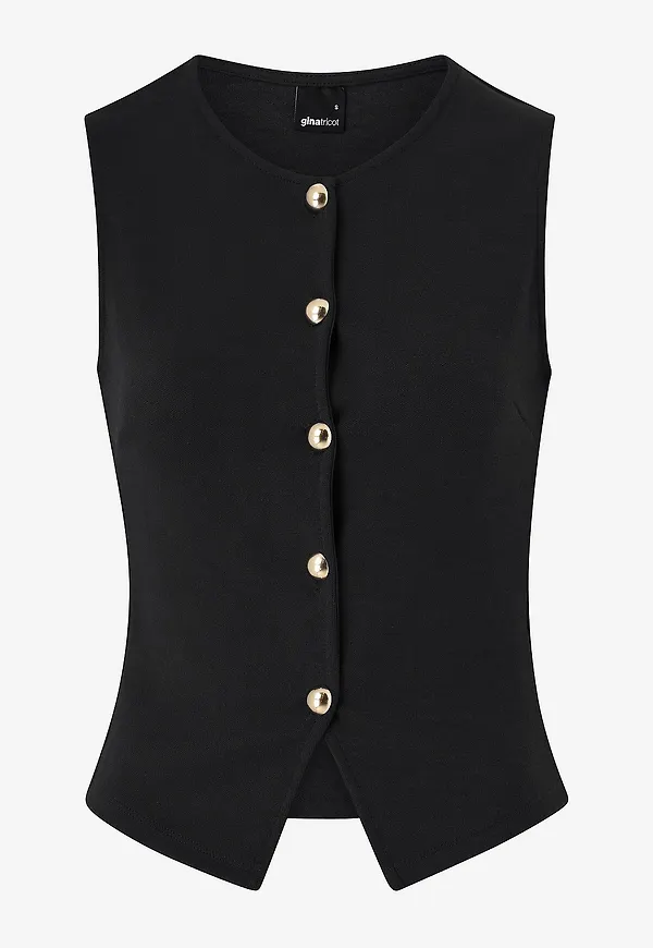 Gina Tricot - Väst topp - Svart