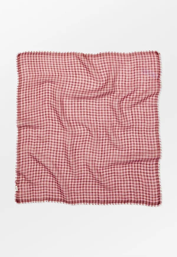 Gingham Wica Scarf