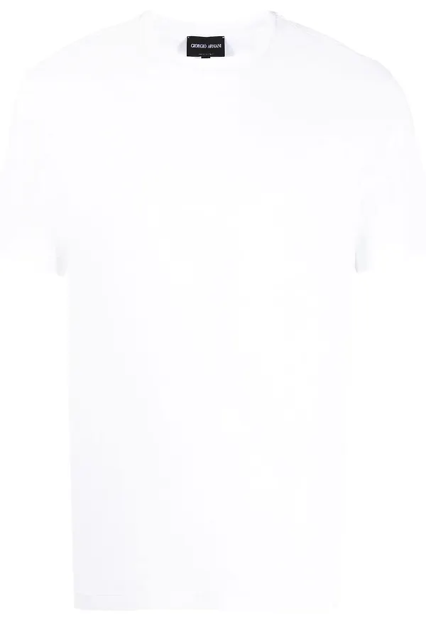 Giorgio Armani enfärgad t-shirt - Vit