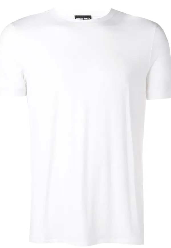 Giorgio Armani enkel t-shirt - Vit