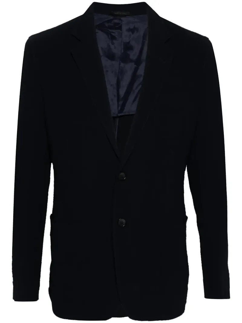 Giorgio Armani enkelknäppt blazer - Blå
