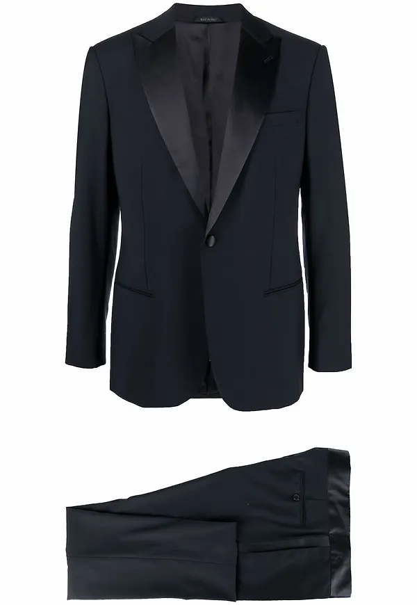 Giorgio Armani enkelknäppt smoking - Blå