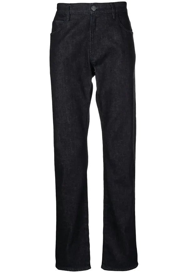 Giorgio Armani five-pocket slim-fit jeans - Blå