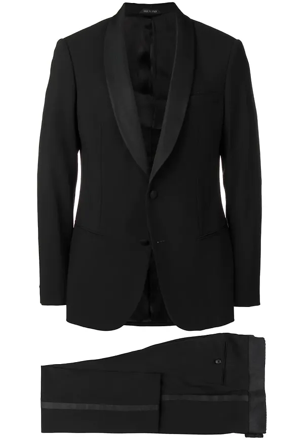 Giorgio Armani klassisk smokingkostym - Svart