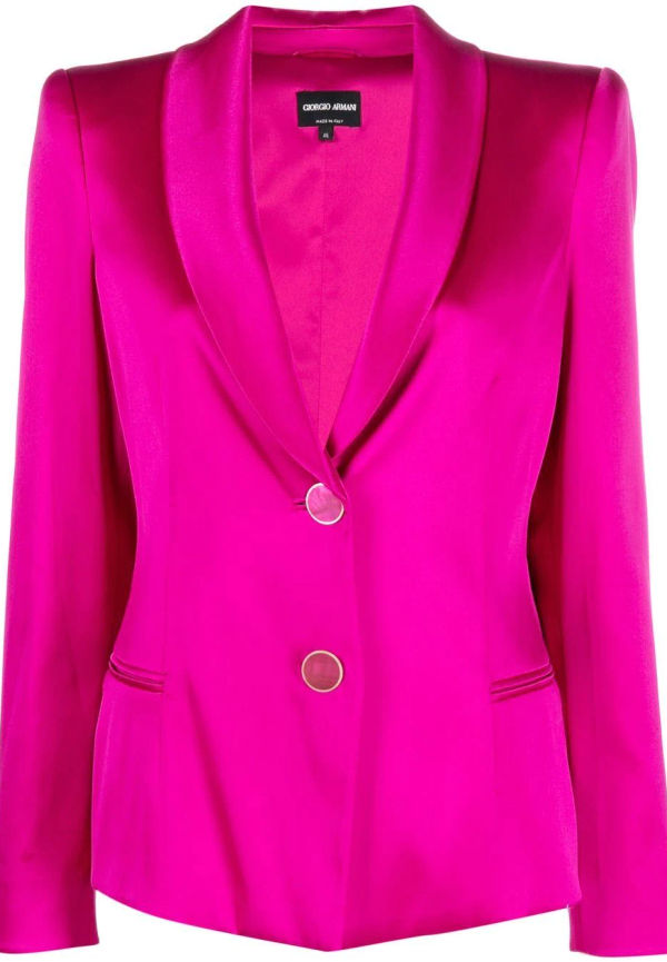 Giorgio Armani Pre-Owned blazer från 1990-talet - Rosa