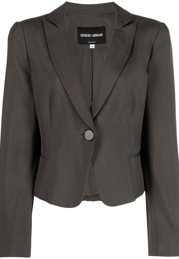 Giorgio Armani Pre-Owned blazer från 2000-talet - Grå