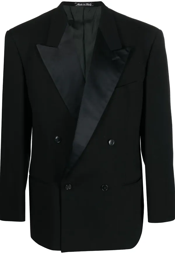 Giorgio Armani Pre-Owned smokingjacka från 1980-talet - Svart