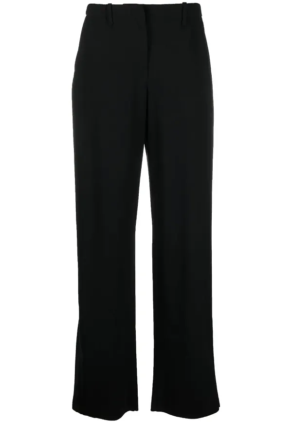 Giorgio Armani raka finbyxor - Svart