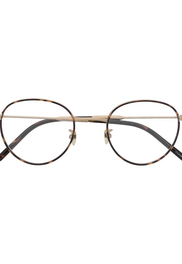 Giorgio Armani runda solglasögon - Brun