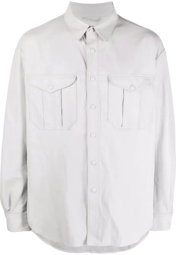 Giorgio Armani skinnskjorta - Grå