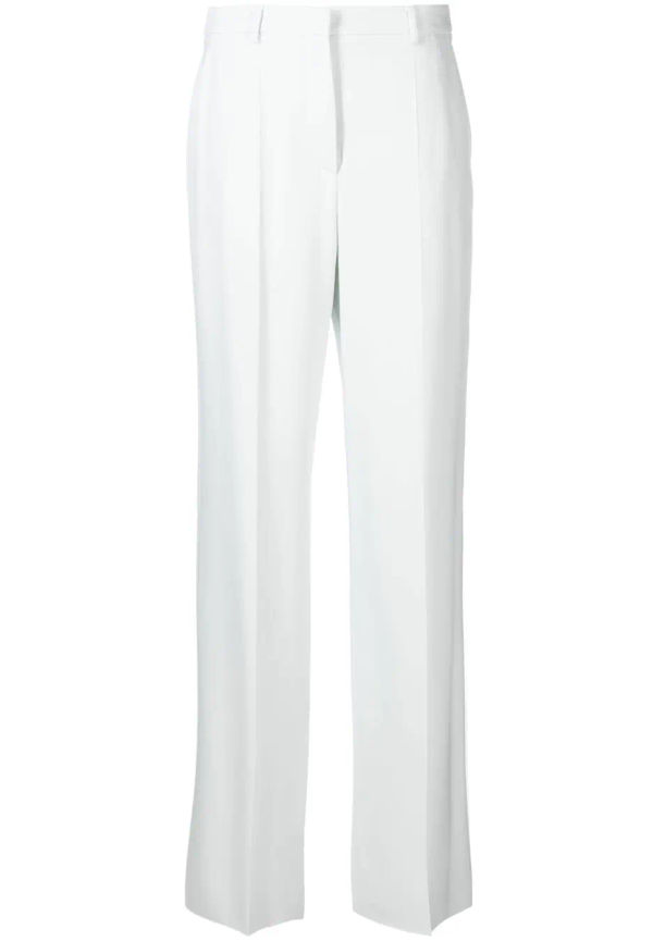 Giorgio Armani vida byxor med hög midja - Grå