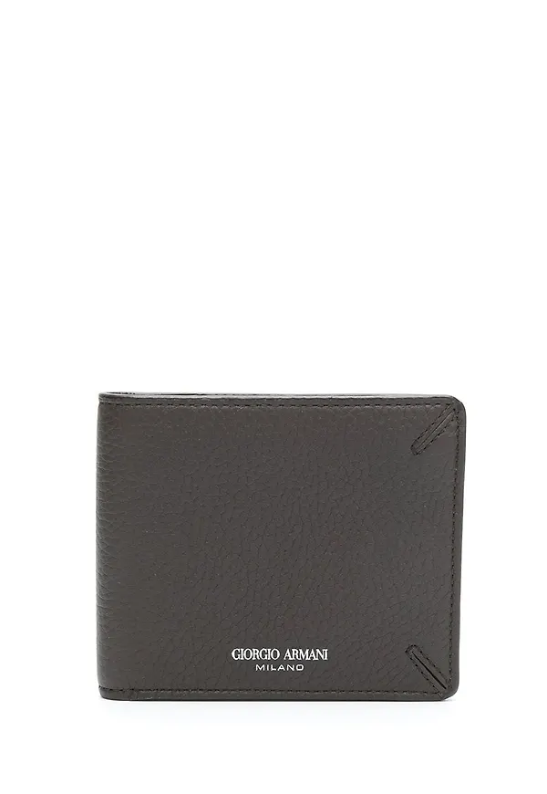 Giorgio Armani vikt läderplånbok - Svart