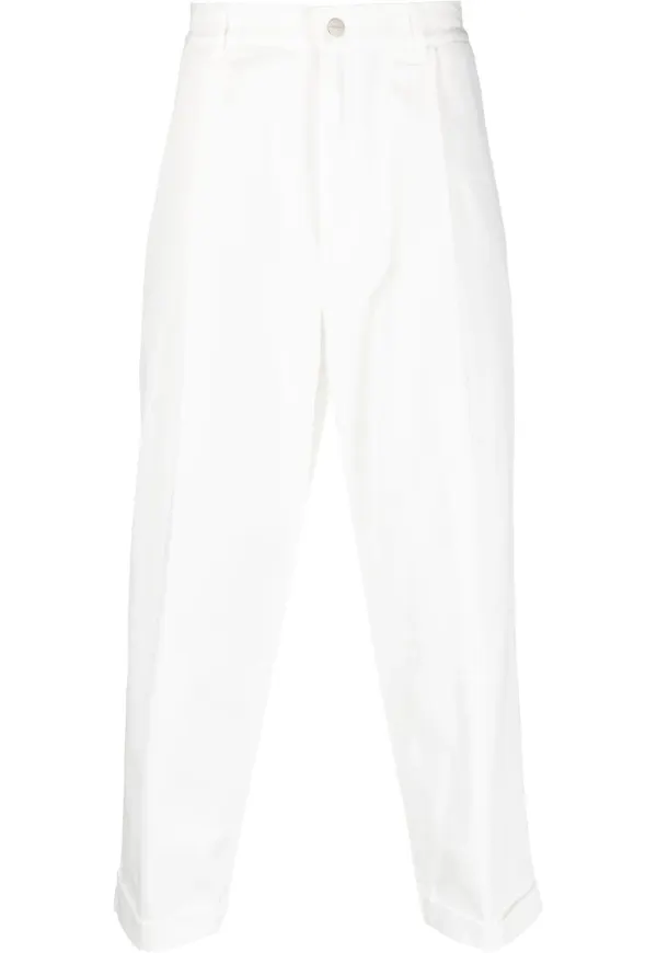Giorgio Armani wide leg-jeans - Vit