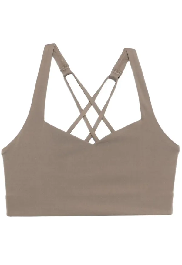 Girlfriend Collective Riley sport-BH - Brun