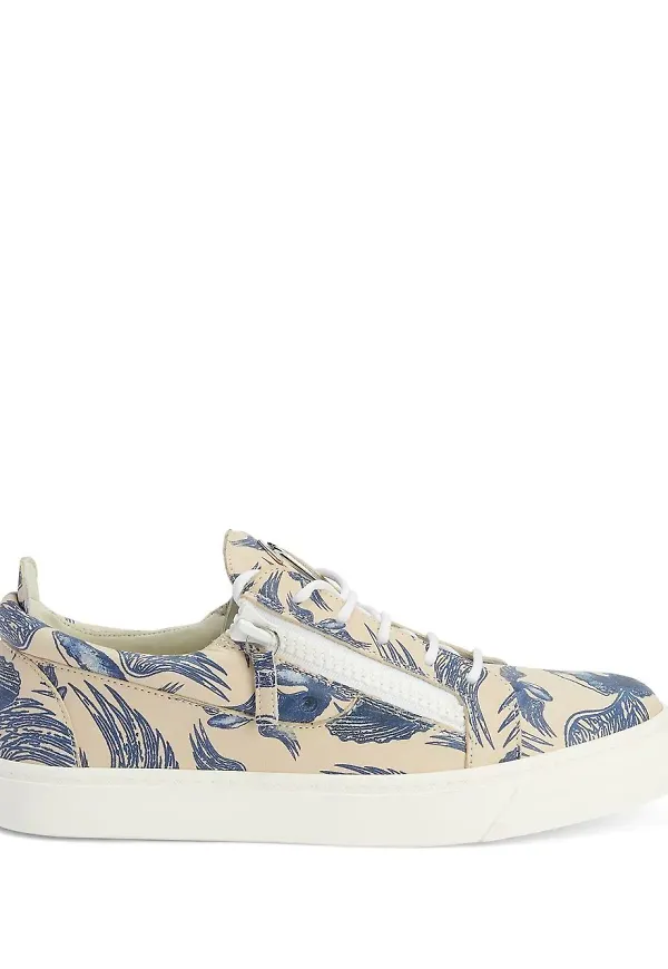 Giuseppe Zanotti Abstract låga sneakers - Neutral