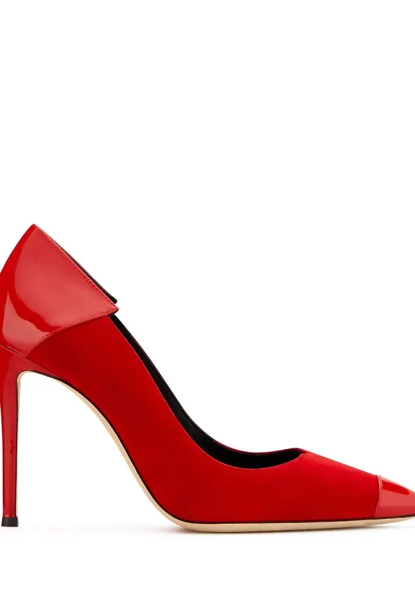Giuseppe Zanotti Adela spetsiga pumps - Röd