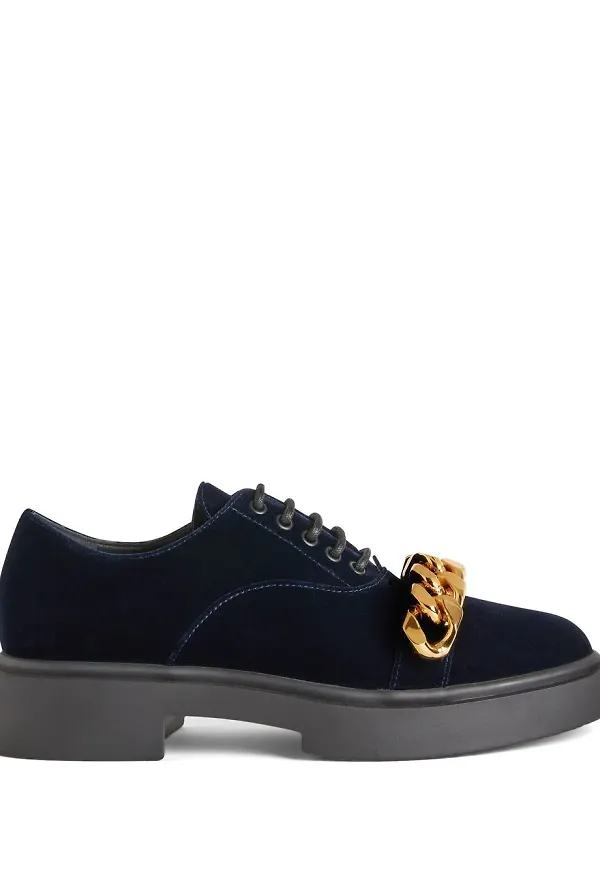 Giuseppe Zanotti Adric sammetsloafers - Blå