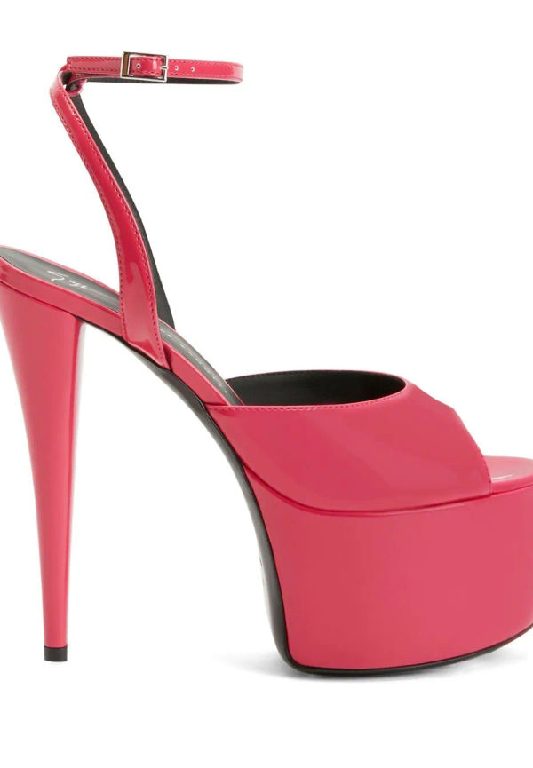 Giuseppe Zanotti Aida höga platåsandaler - Rosa