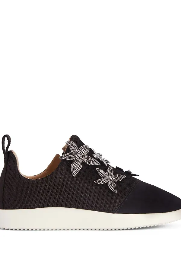 Giuseppe Zanotti Alena strassprydda sneakers - Svart