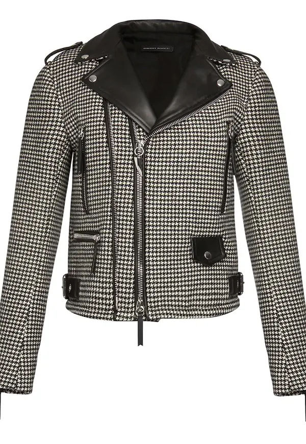 Giuseppe Zanotti Amelia bikerjacka - Svart
