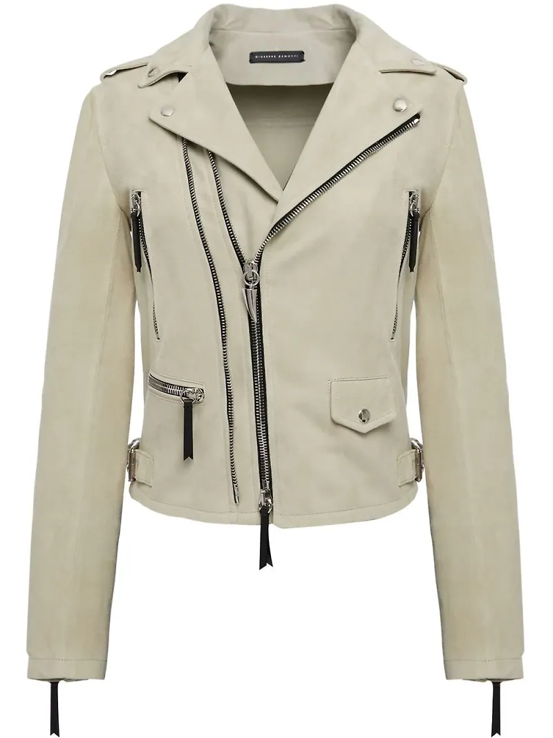 Giuseppe Zanotti Amelia bikerjacka i mocka - Vit