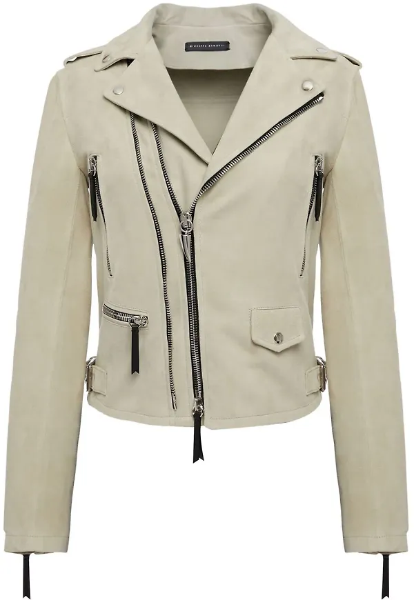 Giuseppe Zanotti Amelia bikerjacka i mocka - Vit