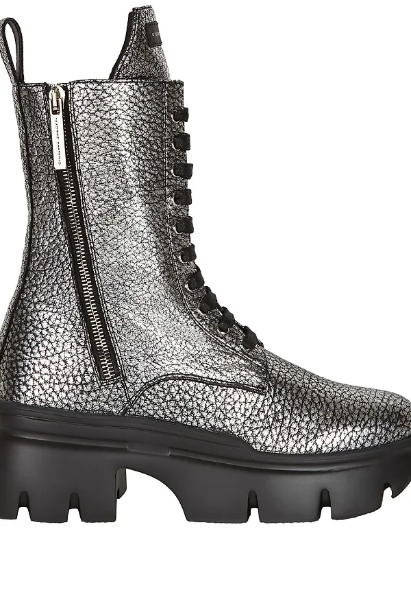 Giuseppe Zanotti Apocalypse stövlar - Silverfärgad
