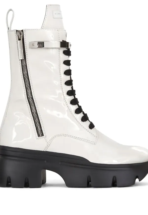 Giuseppe Zanotti Apocalypse stövlar - Vit