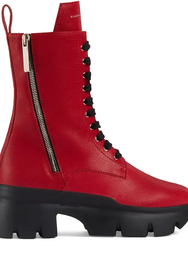 Giuseppe Zanotti Apocalypse stövletter - Röd