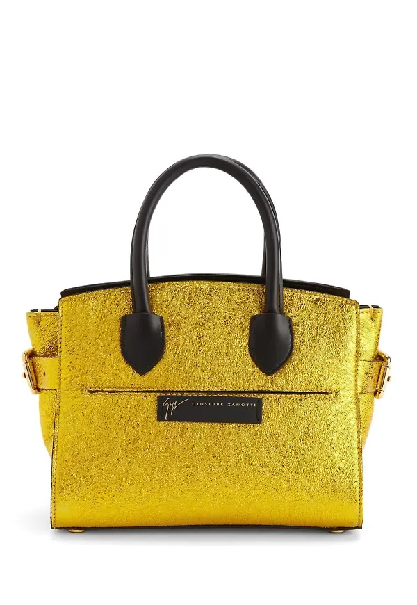 Giuseppe Zanotti Arco liten totebag - Gul