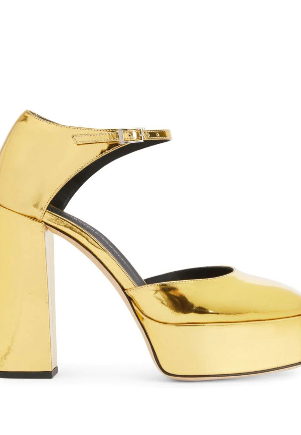 Giuseppe Zanotti Bebe platåklackar - Guldfärgad