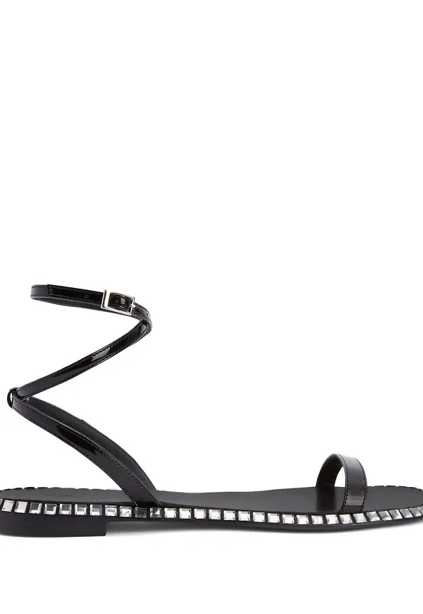 Giuseppe Zanotti Bellatriks låga sandaler - Svart