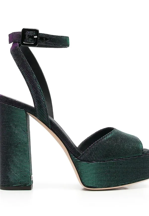 Giuseppe Zanotti Betty platåsandaler - Grön