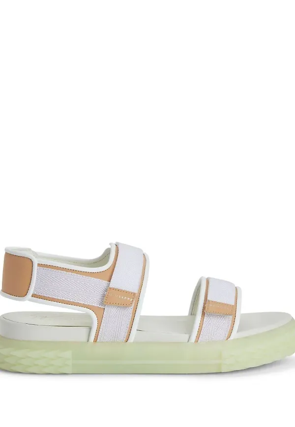 Giuseppe Zanotti Blabber Gummy remsandaler - Vit